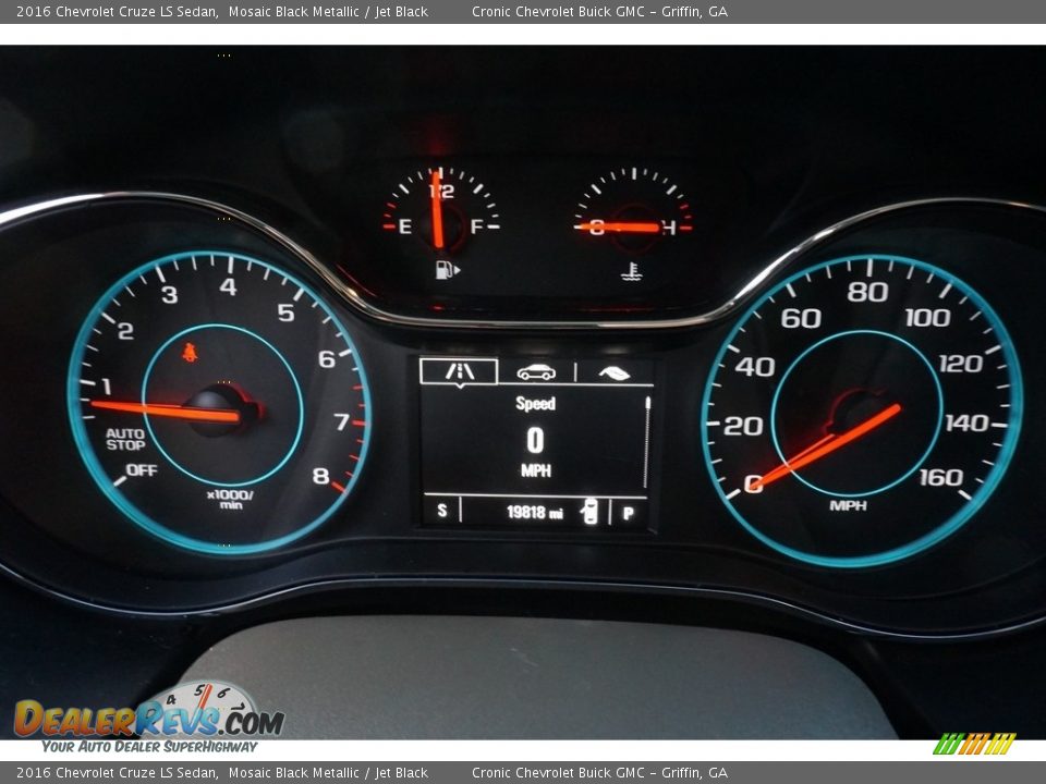2016 Chevrolet Cruze LS Sedan Mosaic Black Metallic / Jet Black Photo #6