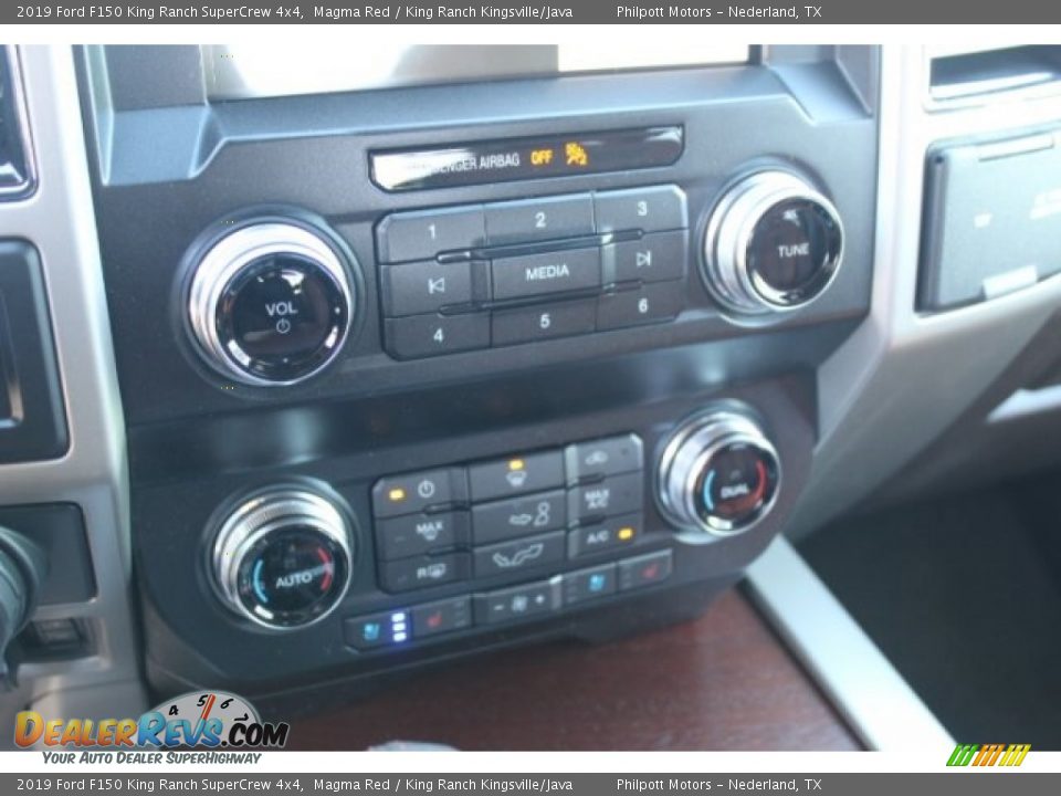 2019 Ford F150 King Ranch SuperCrew 4x4 Magma Red / King Ranch Kingsville/Java Photo #15