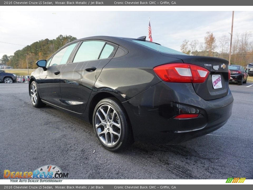 2016 Chevrolet Cruze LS Sedan Mosaic Black Metallic / Jet Black Photo #9