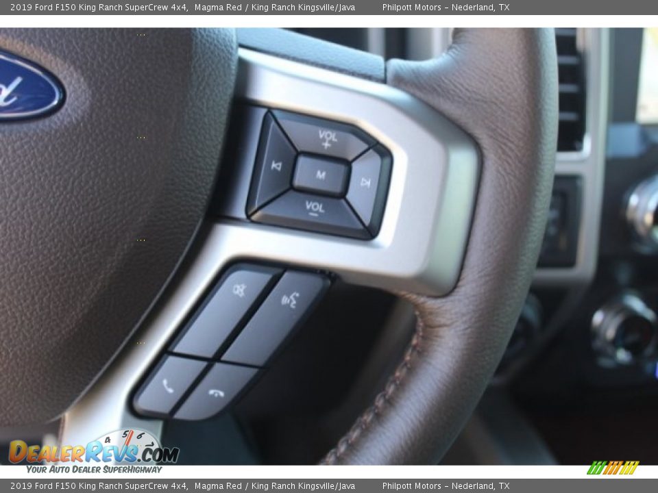2019 Ford F150 King Ranch SuperCrew 4x4 Magma Red / King Ranch Kingsville/Java Photo #20