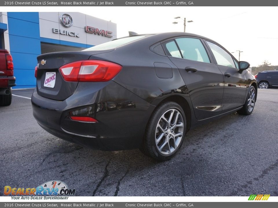 2016 Chevrolet Cruze LS Sedan Mosaic Black Metallic / Jet Black Photo #11