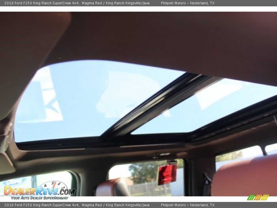 2019 Ford F150 King Ranch SuperCrew 4x4 Magma Red / King Ranch Kingsville/Java Photo #22