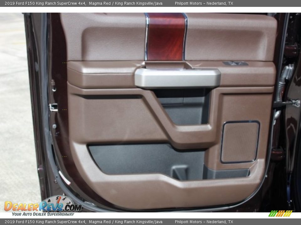 2019 Ford F150 King Ranch SuperCrew 4x4 Magma Red / King Ranch Kingsville/Java Photo #23