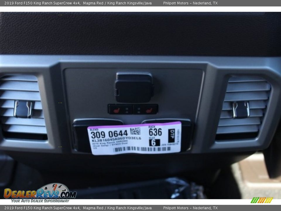2019 Ford F150 King Ranch SuperCrew 4x4 Magma Red / King Ranch Kingsville/Java Photo #25