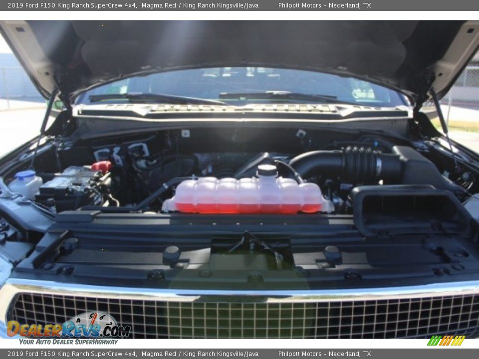 2019 Ford F150 King Ranch SuperCrew 4x4 Magma Red / King Ranch Kingsville/Java Photo #29