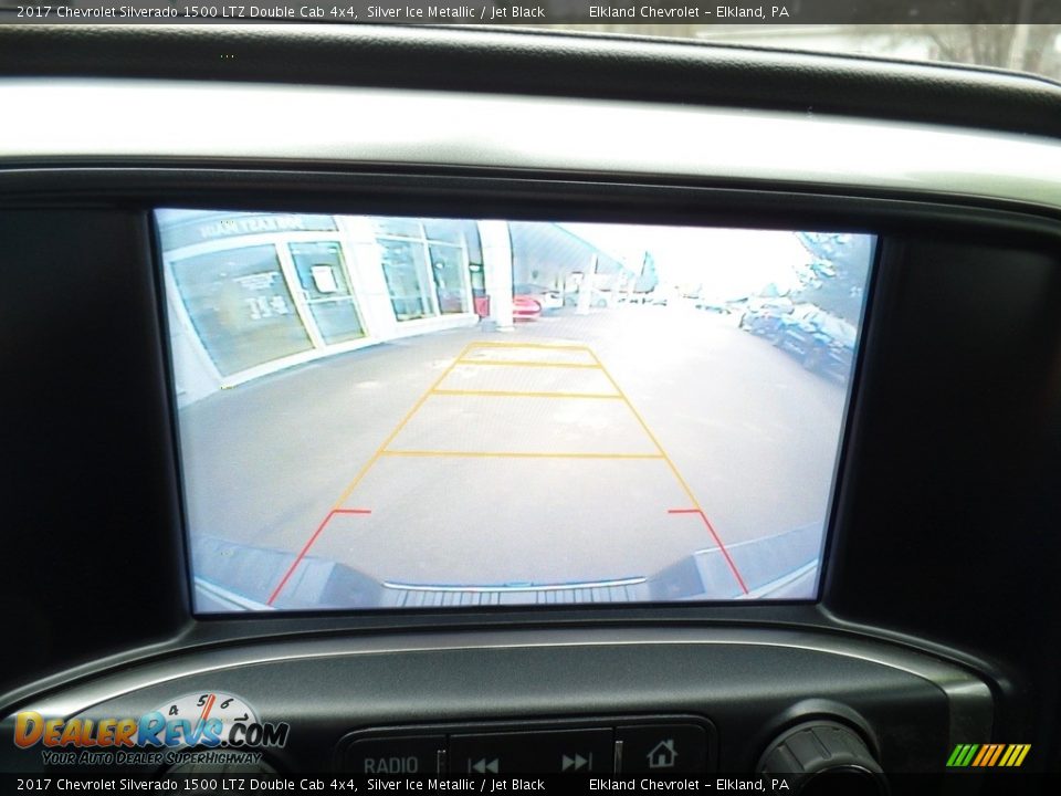 2017 Chevrolet Silverado 1500 LTZ Double Cab 4x4 Silver Ice Metallic / Jet Black Photo #30