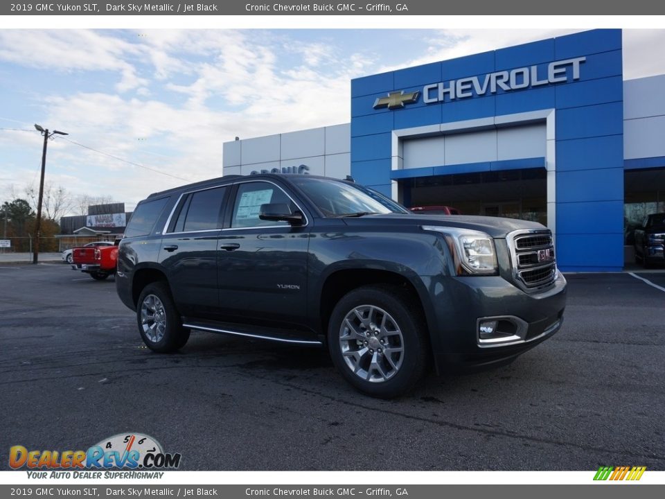 2019 GMC Yukon SLT Dark Sky Metallic / Jet Black Photo #1