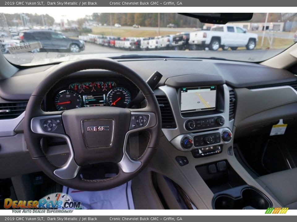 2019 GMC Yukon SLT Dark Sky Metallic / Jet Black Photo #5