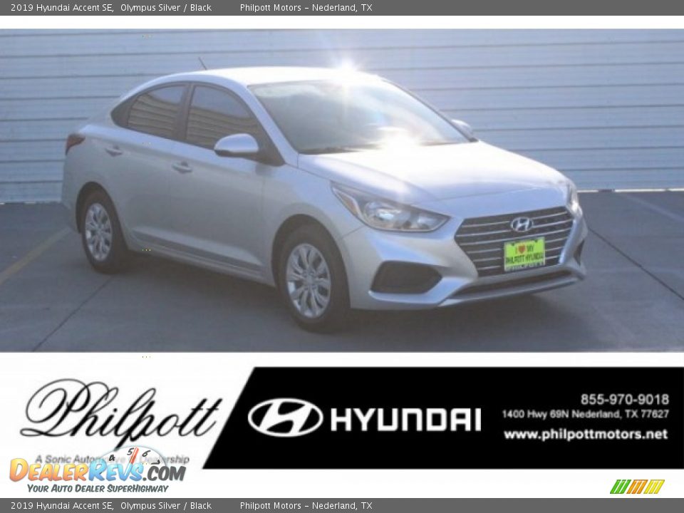 2019 Hyundai Accent SE Olympus Silver / Black Photo #1