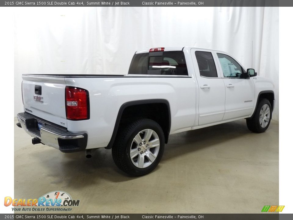 2015 GMC Sierra 1500 SLE Double Cab 4x4 Summit White / Jet Black Photo #2