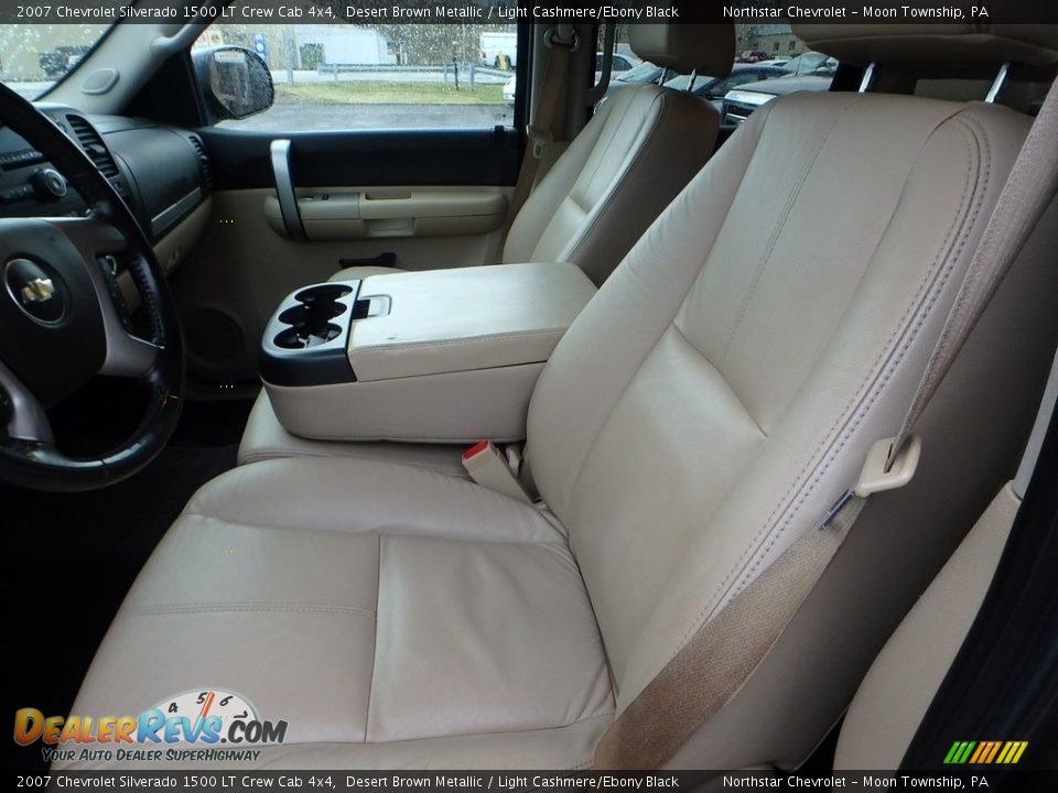 2007 Chevrolet Silverado 1500 LT Crew Cab 4x4 Desert Brown Metallic / Light Cashmere/Ebony Black Photo #8