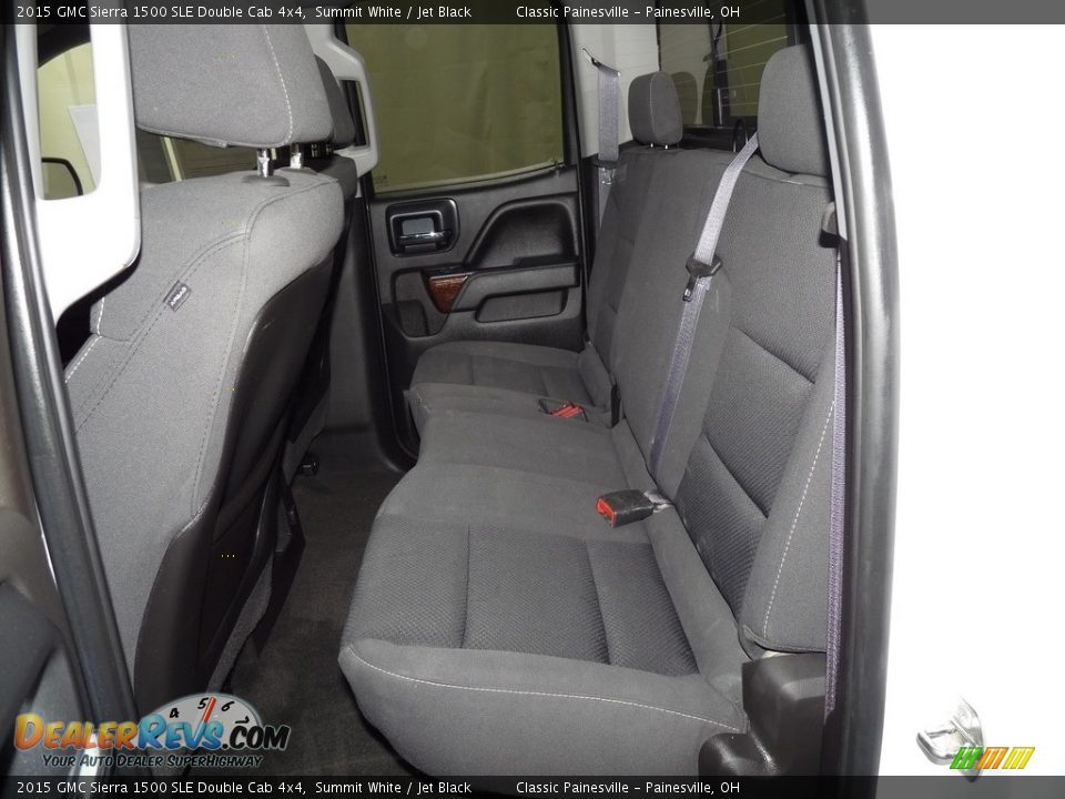 2015 GMC Sierra 1500 SLE Double Cab 4x4 Summit White / Jet Black Photo #8