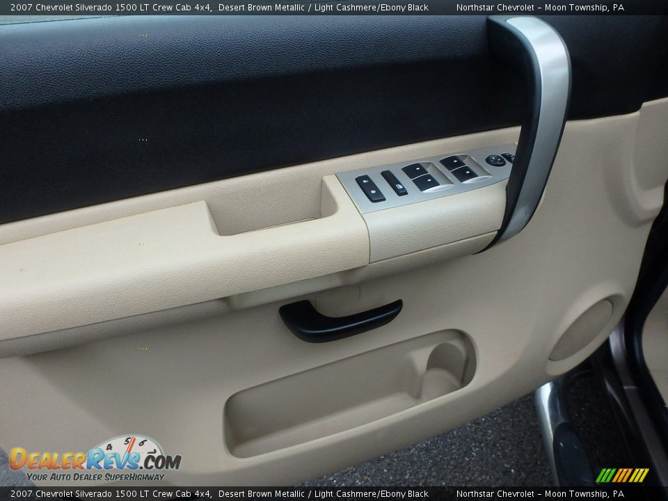 2007 Chevrolet Silverado 1500 LT Crew Cab 4x4 Desert Brown Metallic / Light Cashmere/Ebony Black Photo #11