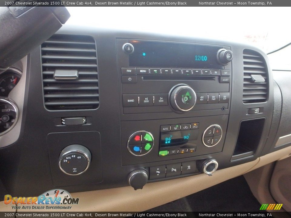 2007 Chevrolet Silverado 1500 LT Crew Cab 4x4 Desert Brown Metallic / Light Cashmere/Ebony Black Photo #13