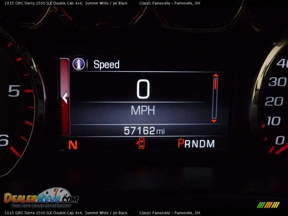 2015 GMC Sierra 1500 SLE Double Cab 4x4 Summit White / Jet Black Photo #14