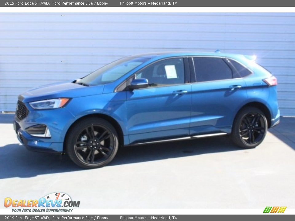 Ford Performance Blue 2019 Ford Edge ST AWD Photo #6