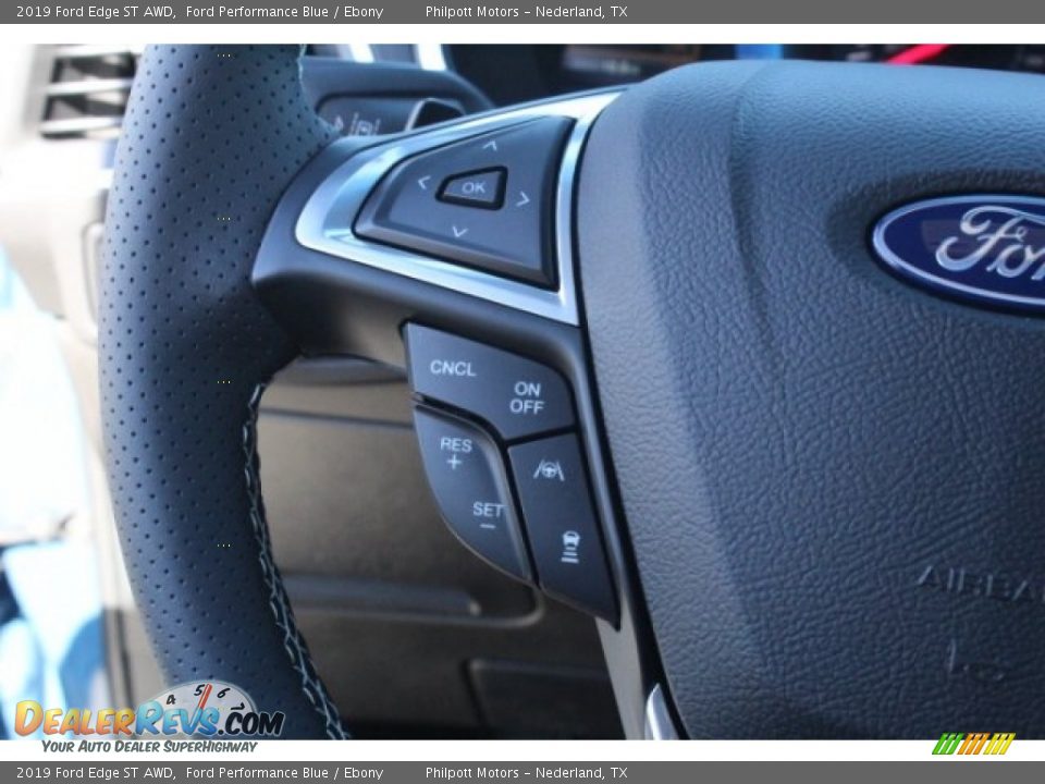 2019 Ford Edge ST AWD Steering Wheel Photo #17