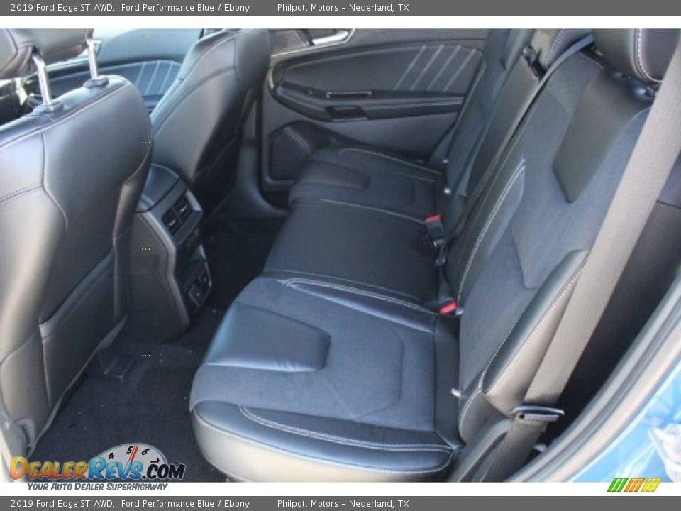 Rear Seat of 2019 Ford Edge ST AWD Photo #22