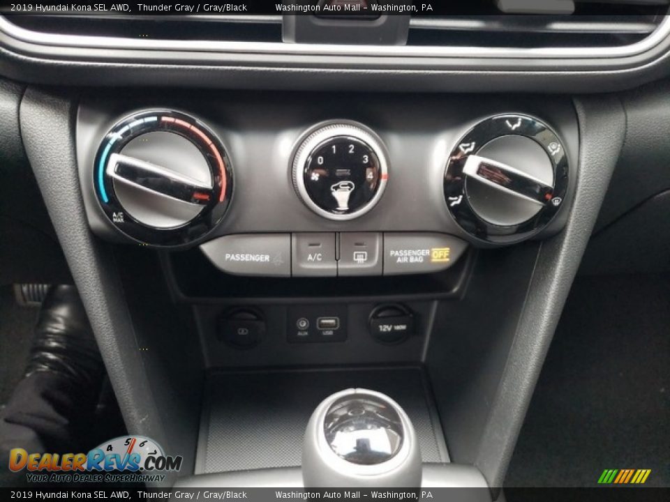 2019 Hyundai Kona SEL AWD Thunder Gray / Gray/Black Photo #21