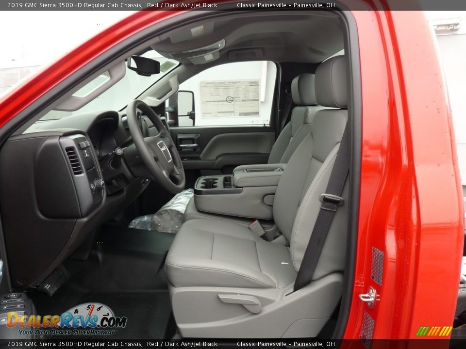 2019 GMC Sierra 3500HD Regular Cab Chassis Red / Dark Ash/Jet Black Photo #5