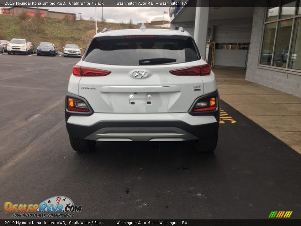2019 Hyundai Kona Limited AWD Chalk White / Black Photo #24