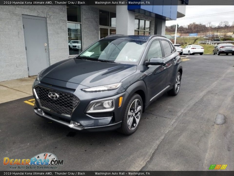 2019 Hyundai Kona Ultimate AWD Thunder Gray / Black Photo #1