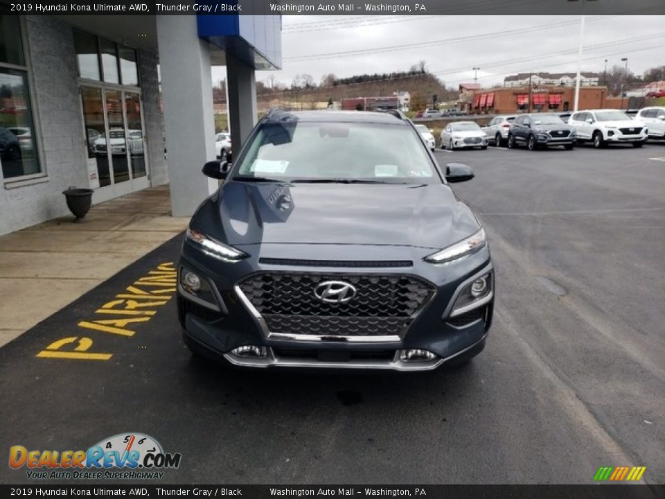 2019 Hyundai Kona Ultimate AWD Thunder Gray / Black Photo #2