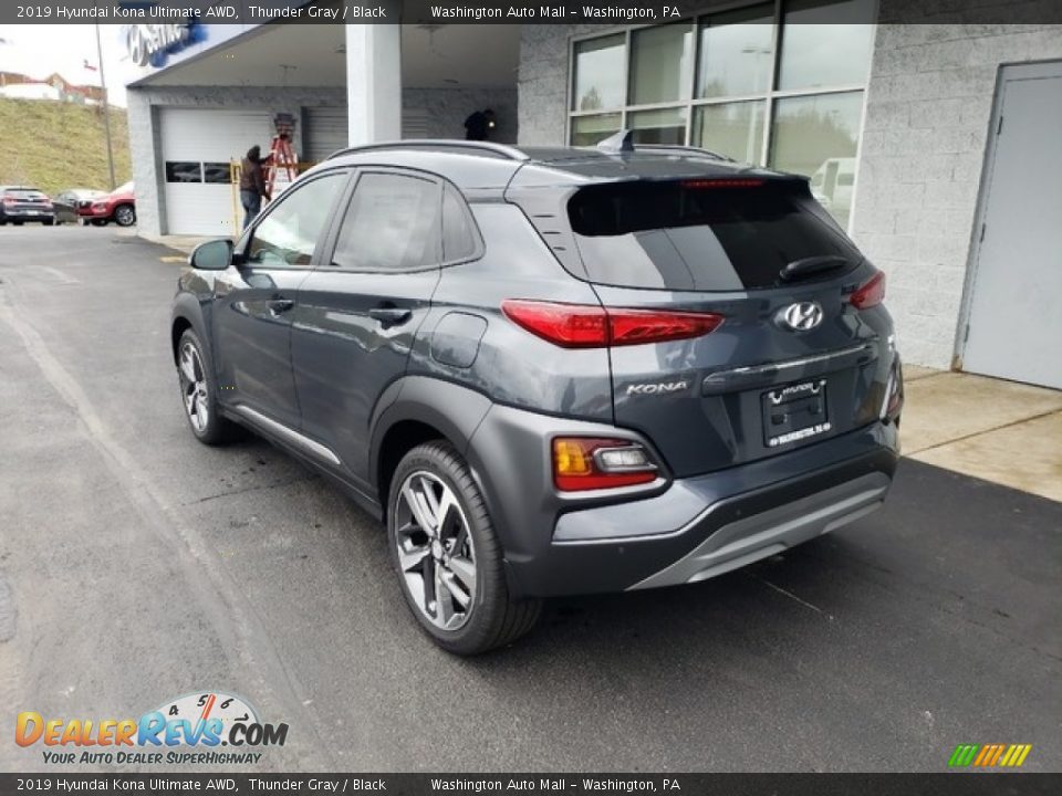 2019 Hyundai Kona Ultimate AWD Thunder Gray / Black Photo #5