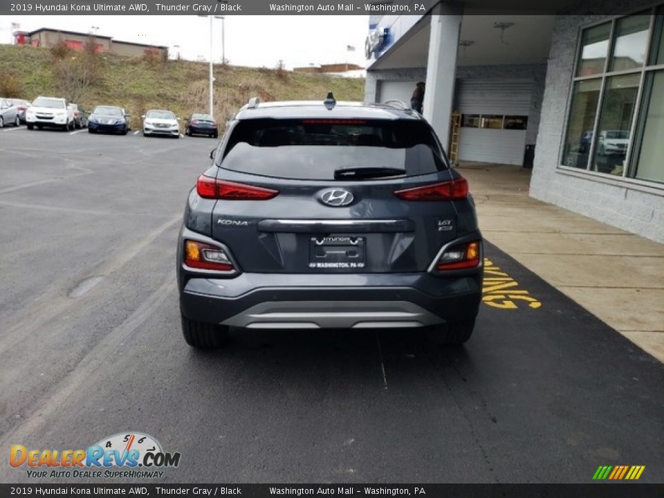 2019 Hyundai Kona Ultimate AWD Thunder Gray / Black Photo #6