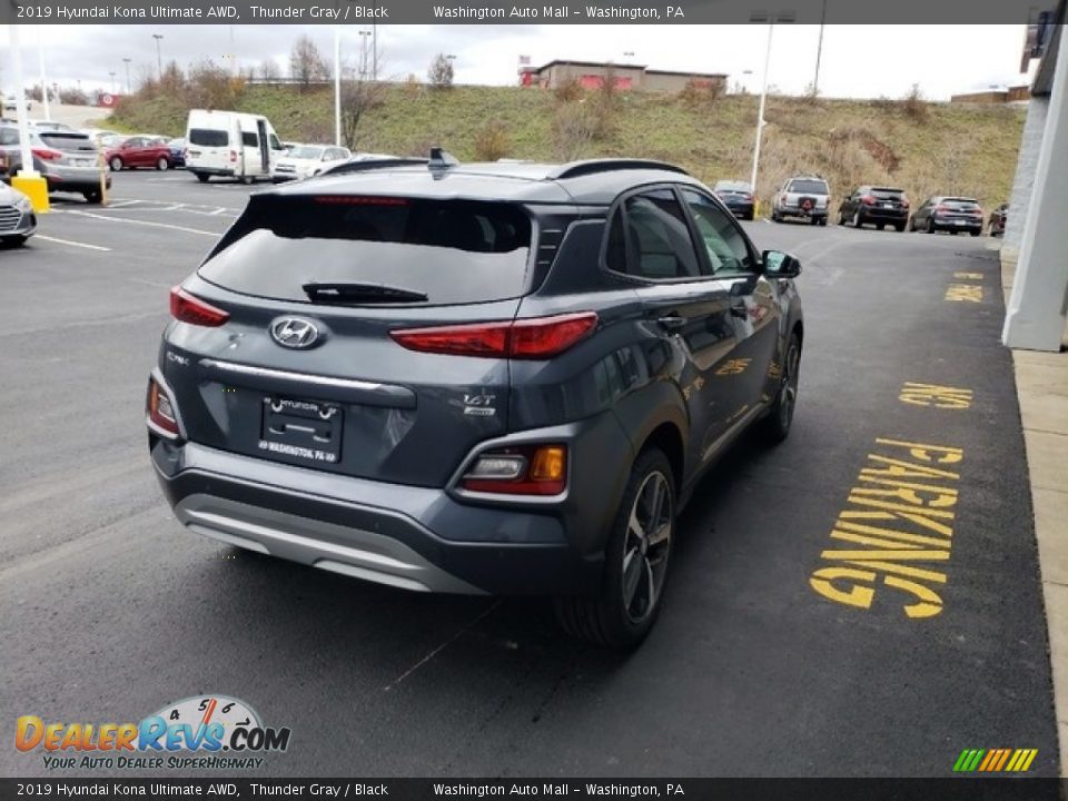 2019 Hyundai Kona Ultimate AWD Thunder Gray / Black Photo #7
