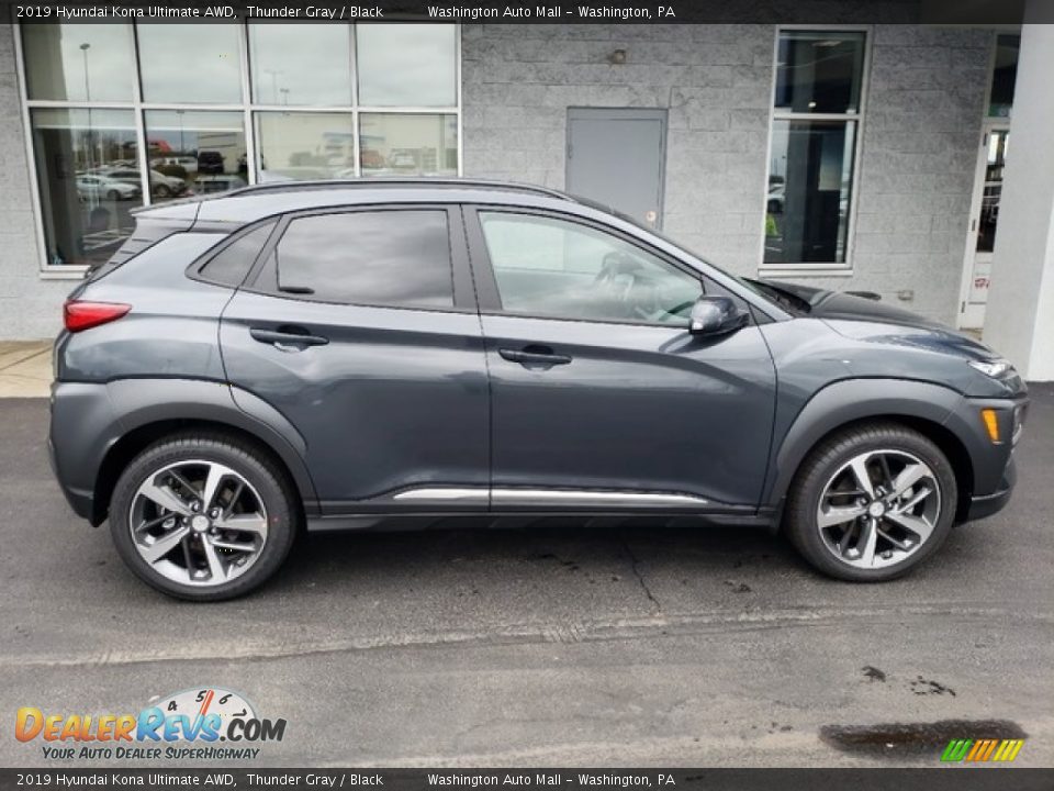 2019 Hyundai Kona Ultimate AWD Thunder Gray / Black Photo #10