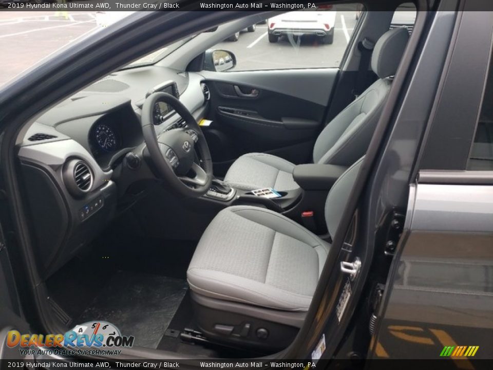 2019 Hyundai Kona Ultimate AWD Thunder Gray / Black Photo #13