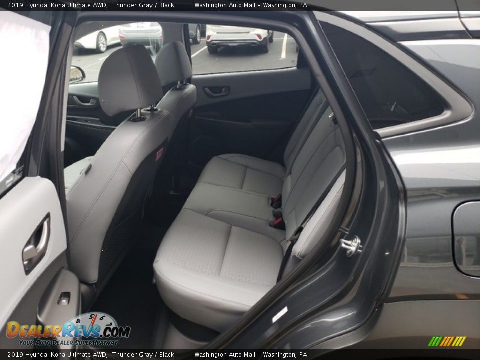2019 Hyundai Kona Ultimate AWD Thunder Gray / Black Photo #14