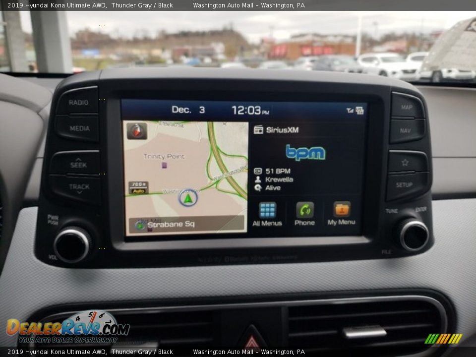 2019 Hyundai Kona Ultimate AWD Thunder Gray / Black Photo #18