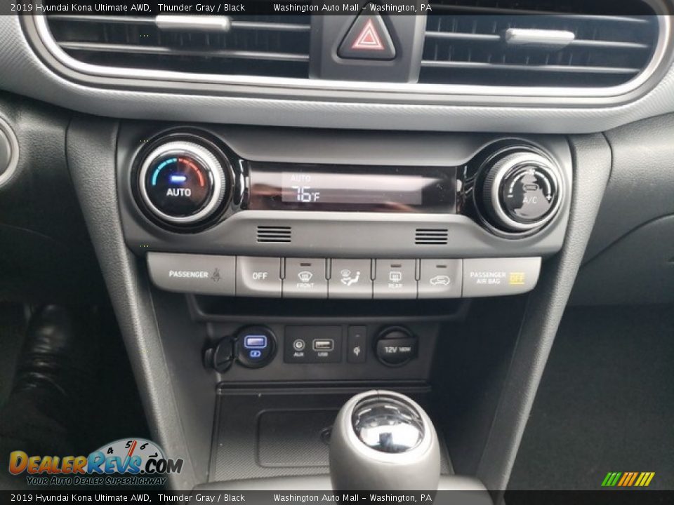 2019 Hyundai Kona Ultimate AWD Thunder Gray / Black Photo #21