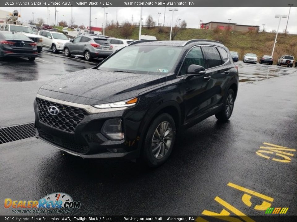 2019 Hyundai Santa Fe Limited AWD Twilight Black / Black Photo #3