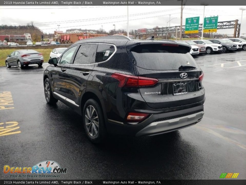 2019 Hyundai Santa Fe Limited AWD Twilight Black / Black Photo #5