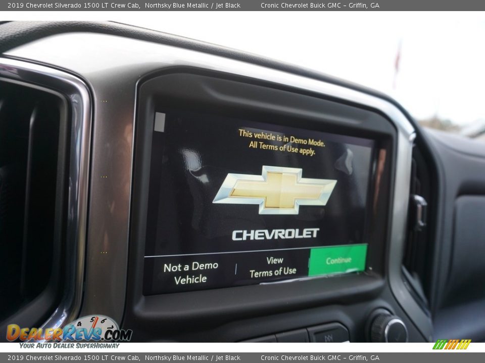 2019 Chevrolet Silverado 1500 LT Crew Cab Northsky Blue Metallic / Jet Black Photo #8