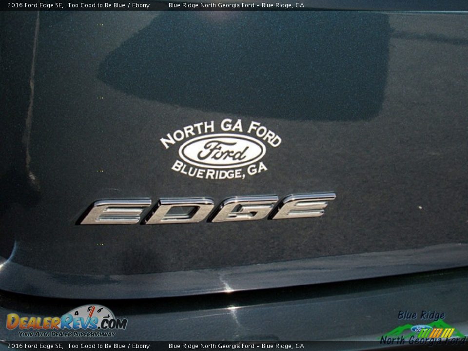 2016 Ford Edge SE Too Good to Be Blue / Ebony Photo #33