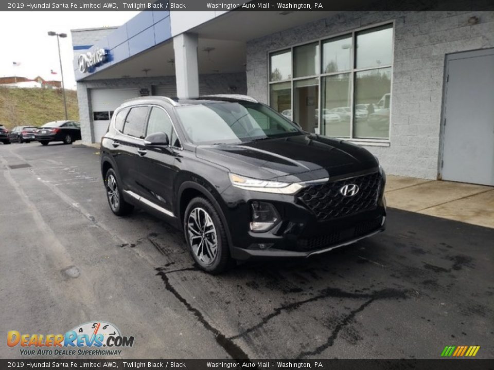 2019 Hyundai Santa Fe Limited AWD Twilight Black / Black Photo #1
