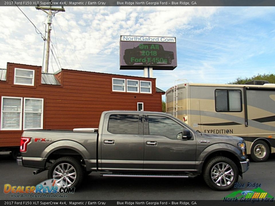 2017 Ford F150 XLT SuperCrew 4x4 Magnetic / Earth Gray Photo #6