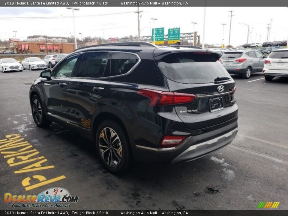 2019 Hyundai Santa Fe Limited AWD Twilight Black / Black Photo #6