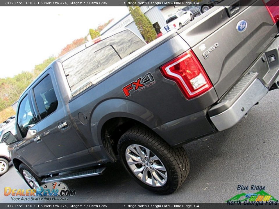 2017 Ford F150 XLT SuperCrew 4x4 Magnetic / Earth Gray Photo #34