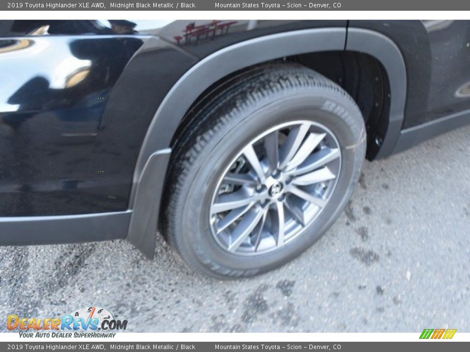 2019 Toyota Highlander XLE AWD Midnight Black Metallic / Black Photo #27