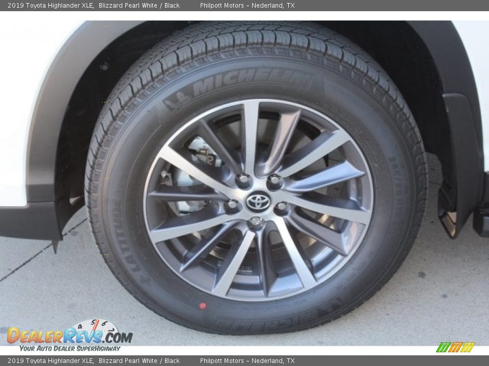 2019 Toyota Highlander XLE Blizzard Pearl White / Black Photo #5