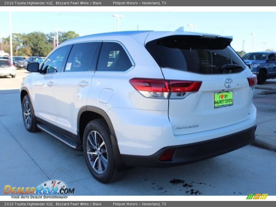 2019 Toyota Highlander XLE Blizzard Pearl White / Black Photo #6