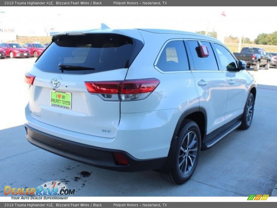 2019 Toyota Highlander XLE Blizzard Pearl White / Black Photo #8