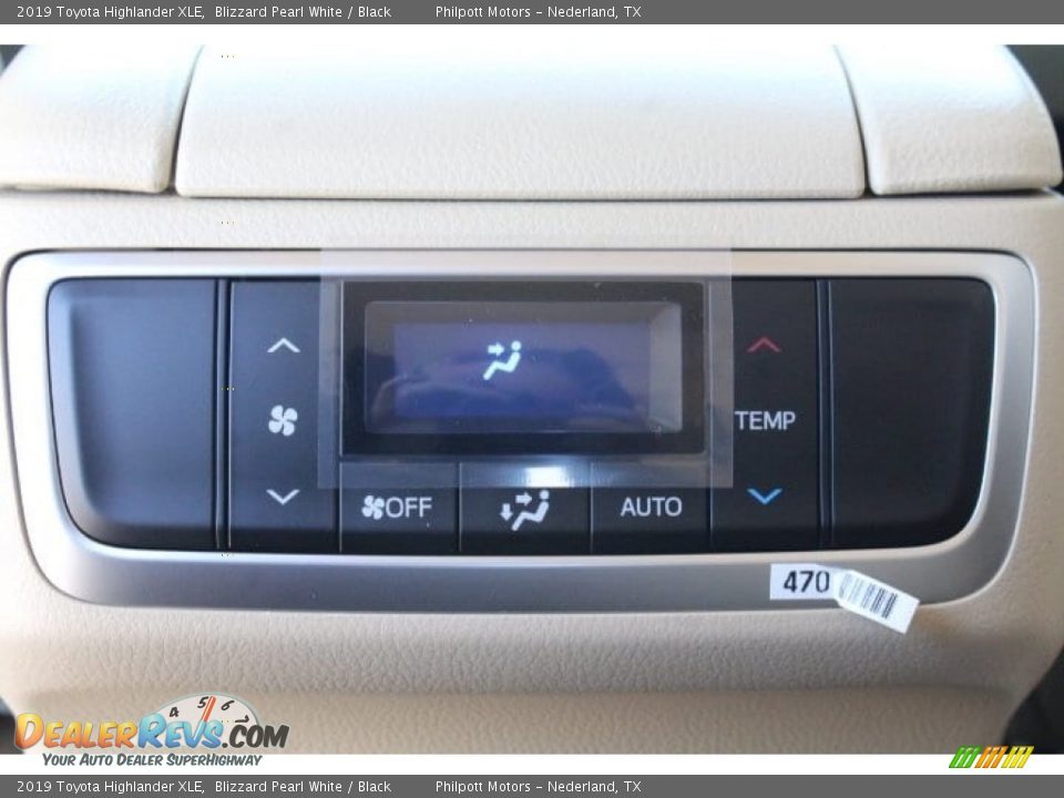 2019 Toyota Highlander XLE Blizzard Pearl White / Black Photo #20