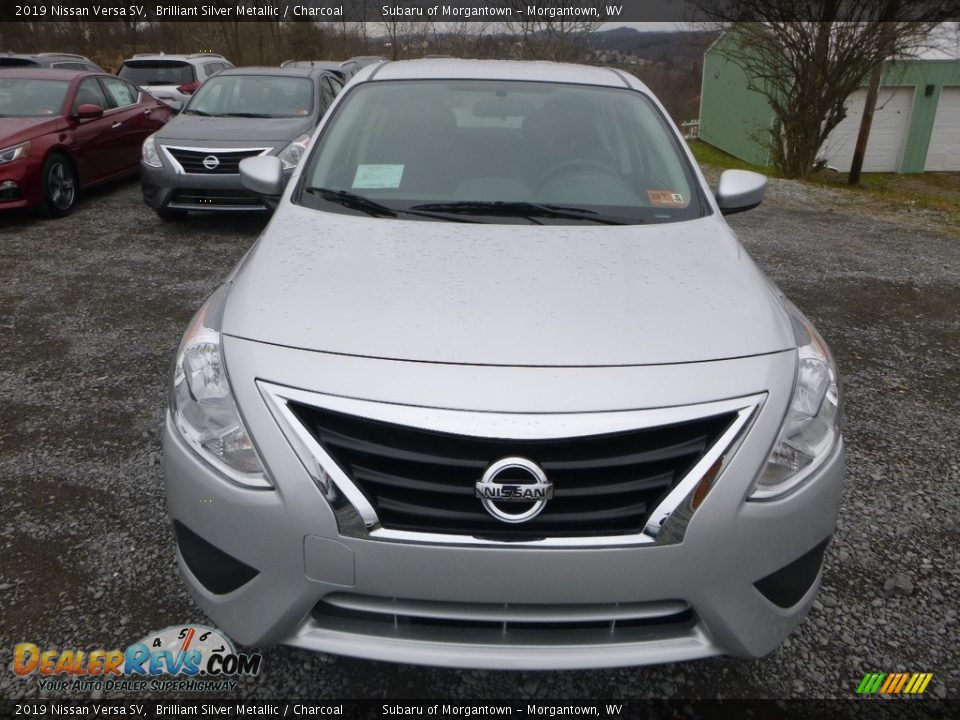 2019 Nissan Versa SV Brilliant Silver Metallic / Charcoal Photo #9