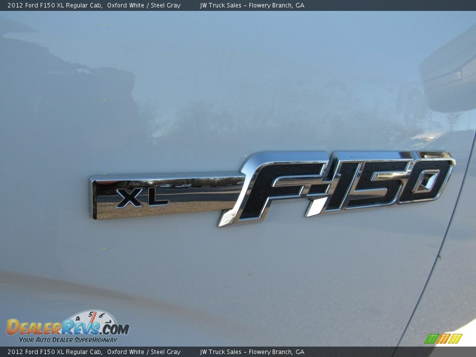 2012 Ford F150 XL Regular Cab Oxford White / Steel Gray Photo #35